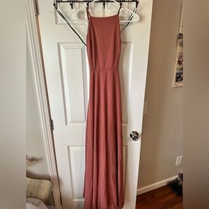 Rusty Rose Maxi Dress from Lulus
